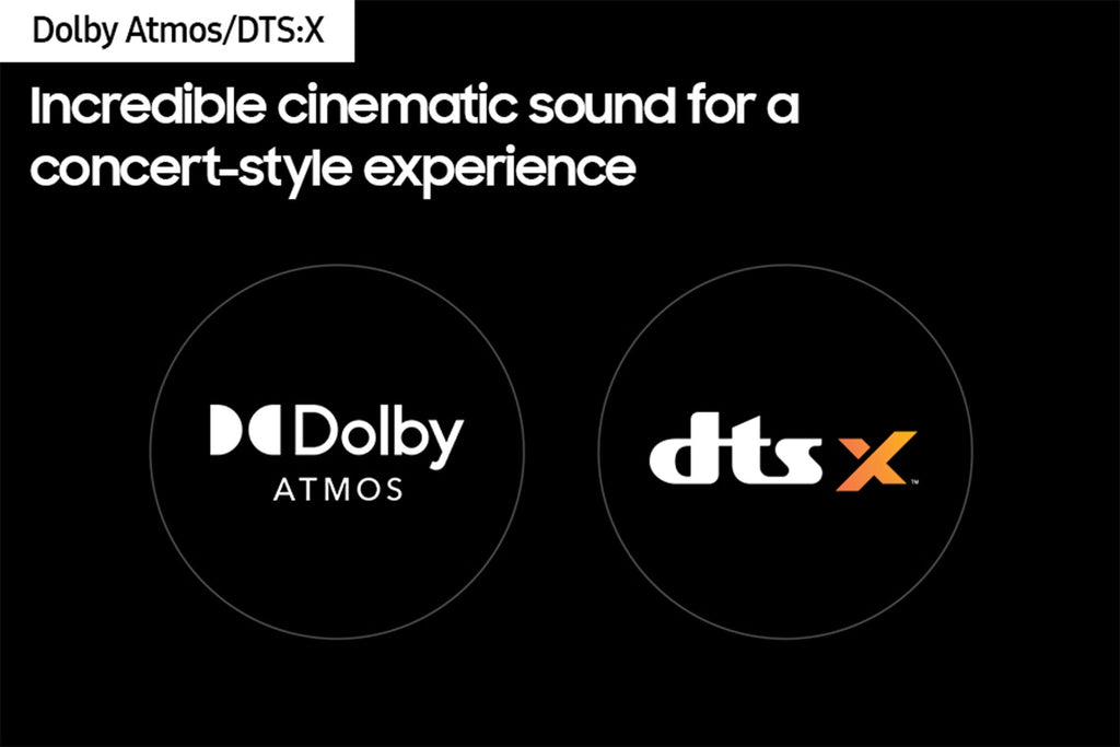 Samsung HW-Q600C - Bluetooth Cinematic Soundbar with Dolby Atmos, DTS:X & Wireless Subwoofer in Black