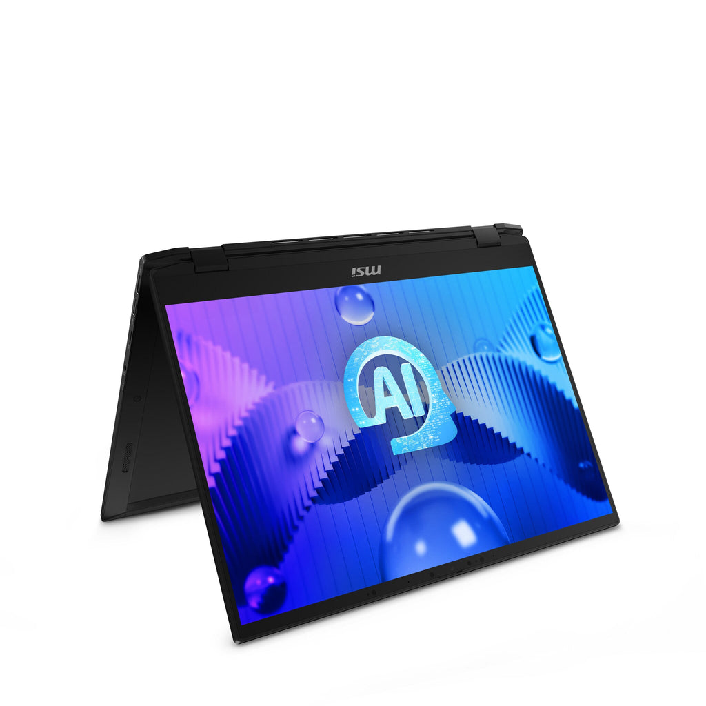 MSI Summit E16 AI Studio Hybrid (2-in-1) - 40.6 cm (16") - Touchscreen - Intel Core Ultra 7 155H - 32 GB LPDDR5-SDRAM - 1 TB SSD - NVIDIA GeForce RTX 4050 - Wi-Fi 7 - Windows 11 Pro - Black