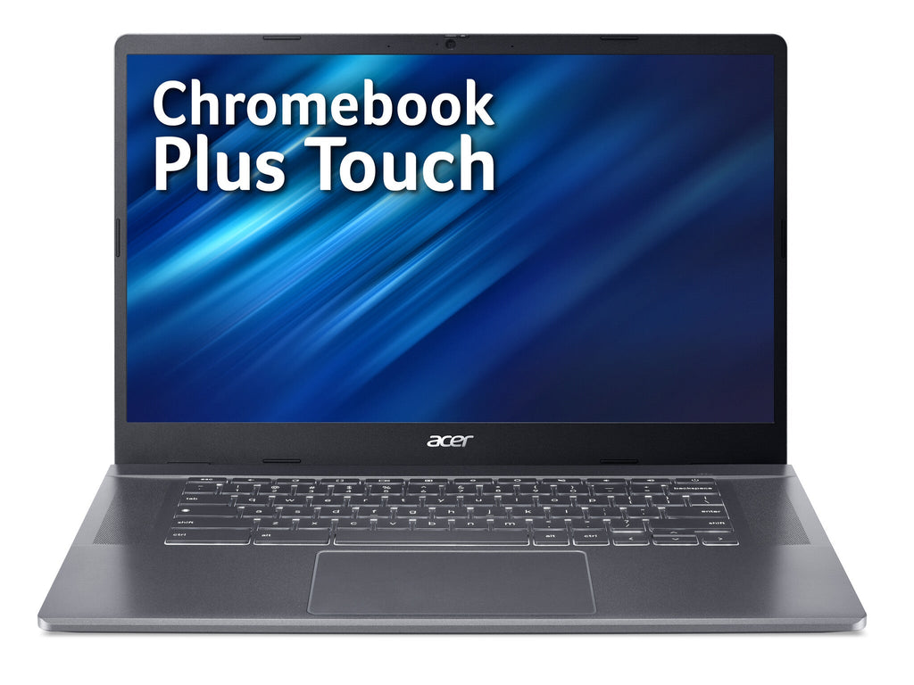 Acer Chromebook Plus 515 - 39.6 cm (15.6") - Touchscreen - Intel Core i5-1235U - 8 GB LPDDR5x-SDRAM - 256 GB SSD - Wi-Fi 6E - ChromeOS - Grey