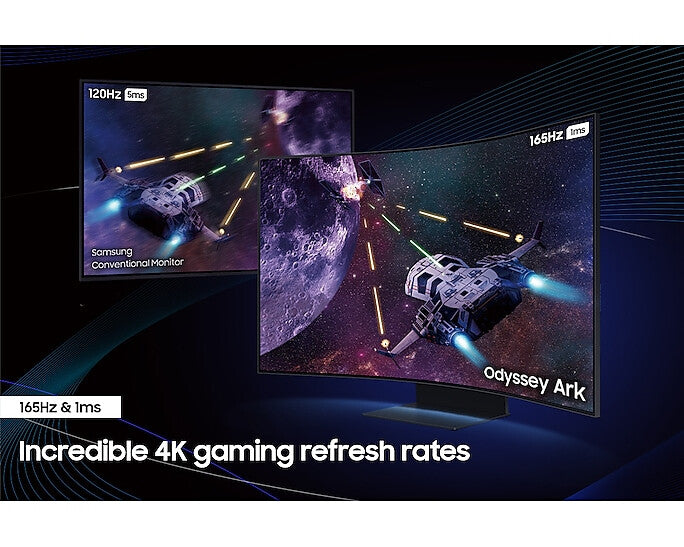 Samsung Odyssey Ark - 139.7 cm (55") - 3840 x 2160 pixels 4K Ultra HD LED Monitor