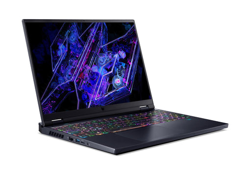 Acer Predator PH16-72 Laptop - 40.6 cm (16") - Intel® Core™ i9-14900HX - 16 GB DDR5-SDRAM - 1 TB SSD - NVIDIA GeForce RTX 4070 - Wi-Fi 6 - Windows 11 Home - Black