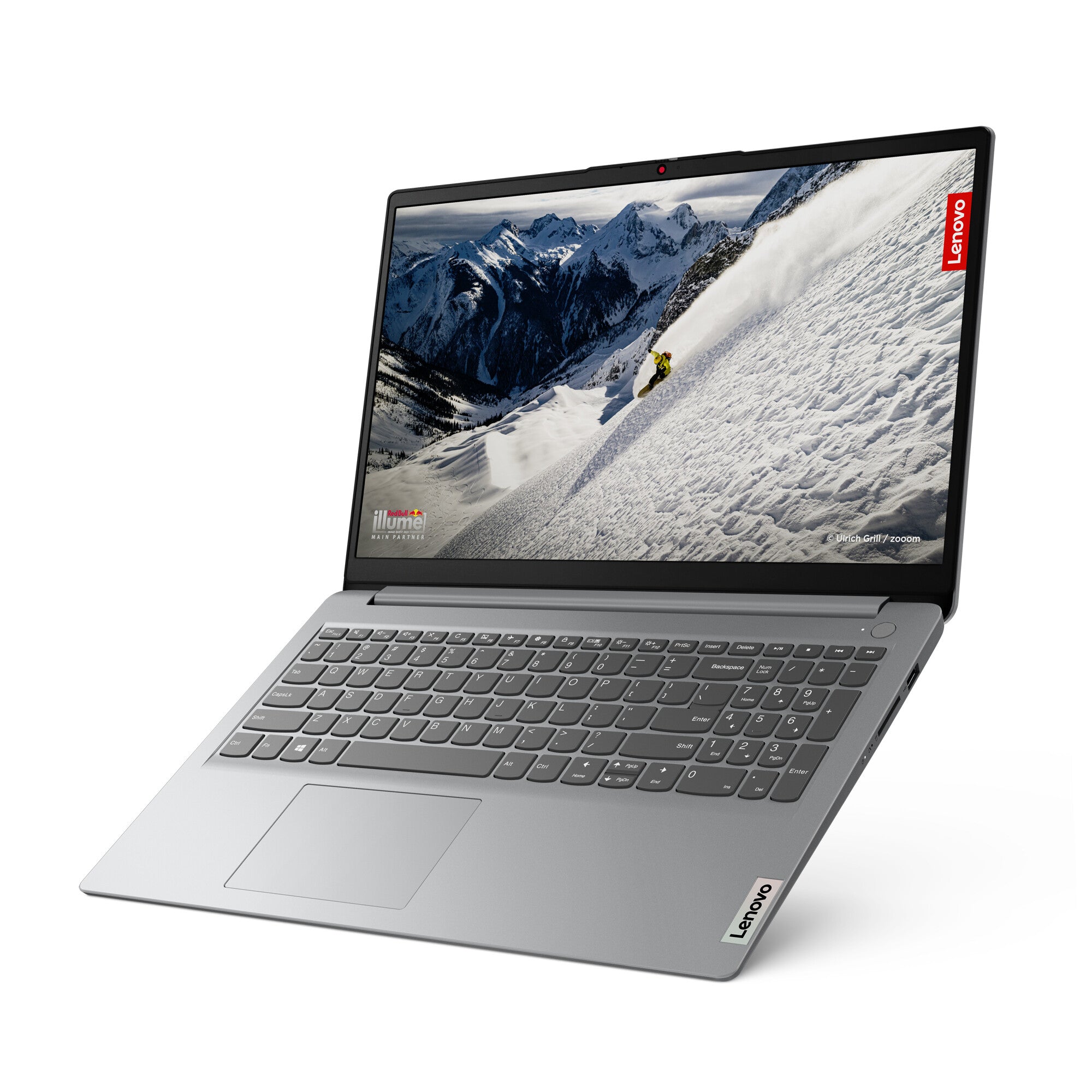 Lenovo IdeaPad 1 Laptop - 39.6 cm (15.6") - AMD Ryzen™ 3 7320U - 8 GB LPDDR5-SDRAM - 128 GB SSD - Wi-Fi 5 - Windows 11 Home in S mode - Grey