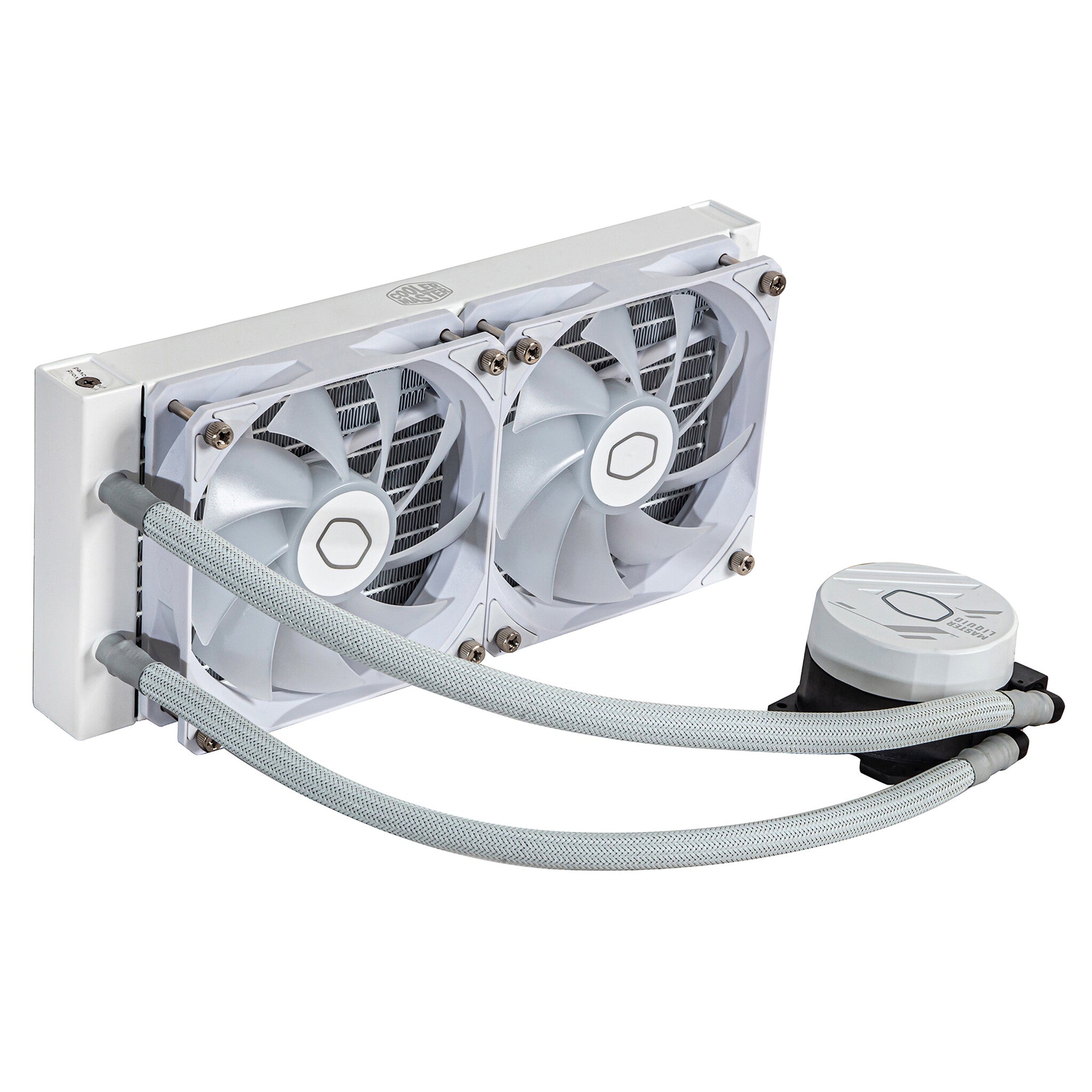 Cooler Master MasterLiquid 240L Core ARGB - Liquid Processor Cooler in White - 240mm