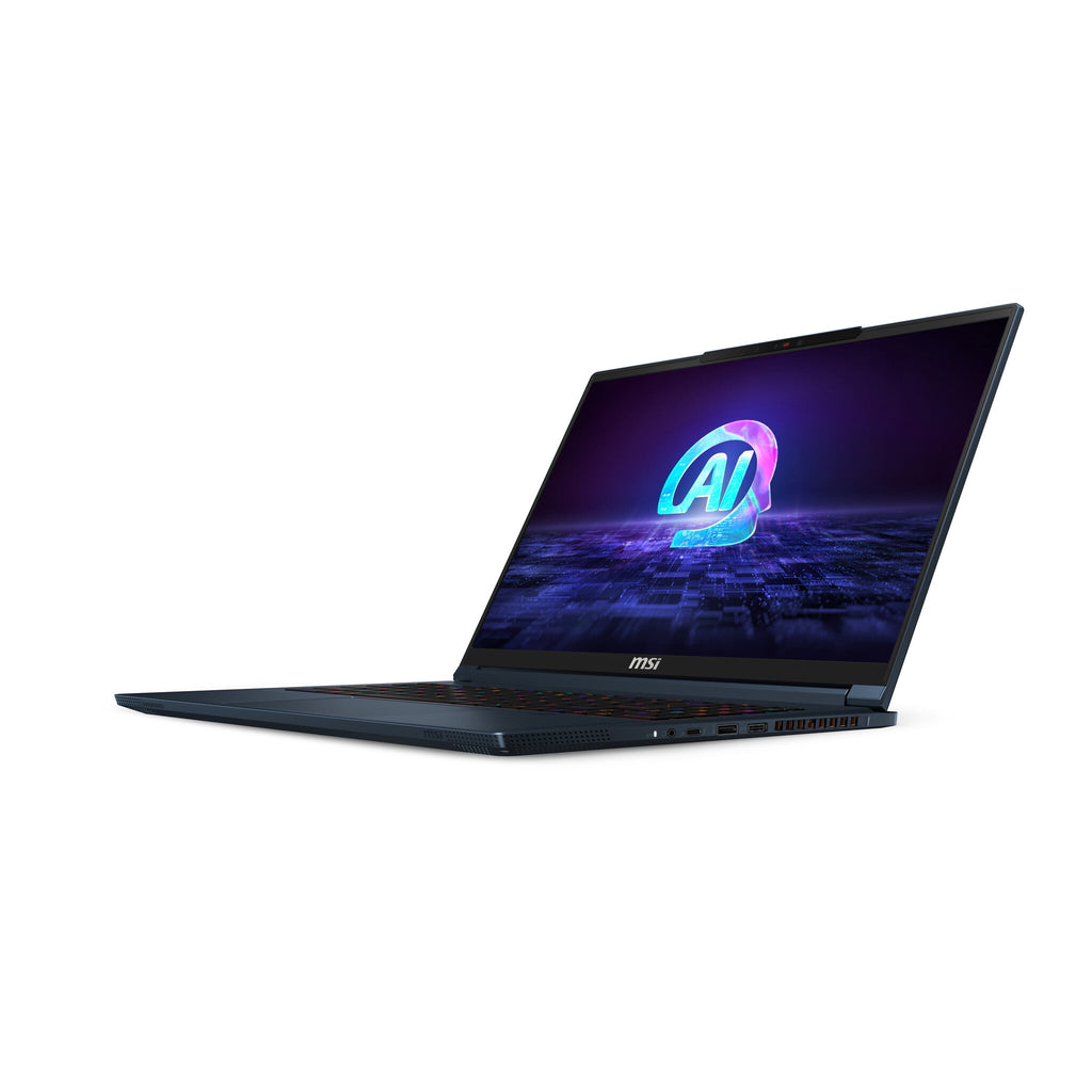 MSI Stealth 16 AI STUDIO Laptop - 40.6 cm (16") - Intel Core Ultra 9 185H - 32 GB DDR5-SDRAM - 2 TB SSD - NVIDIA GeForce RTX 4090 - Wi-Fi 7 - Windows 11 Pro - Blue