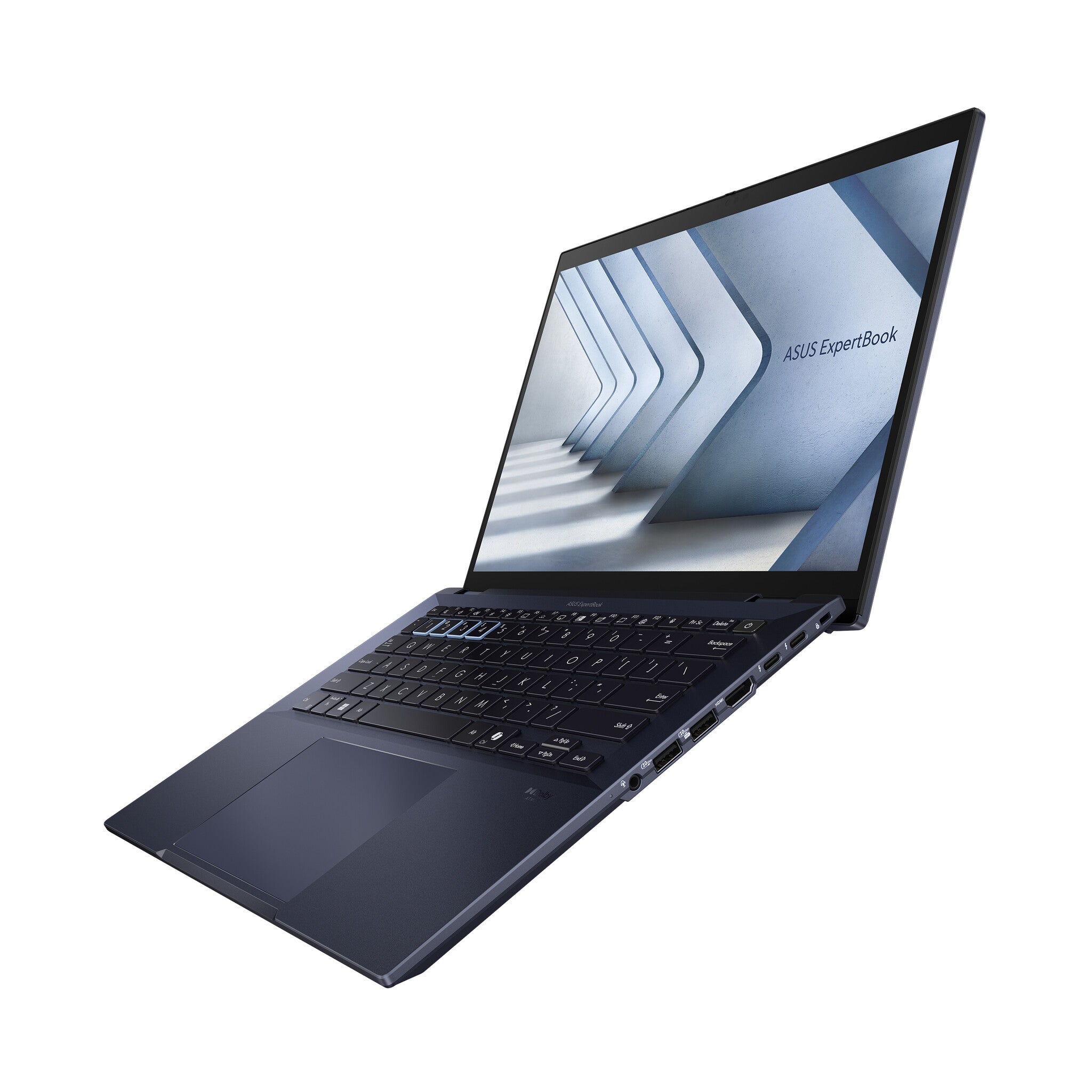 ASUS ExpertBook B5 Laptop - 35.6 cm (14") - Touchscreen - Intel Core Ultra 7 155U - 32 GB DDR5-SDRAM - 1 TB SSD - Wi-Fi 6E - Windows 11 Pro - Black