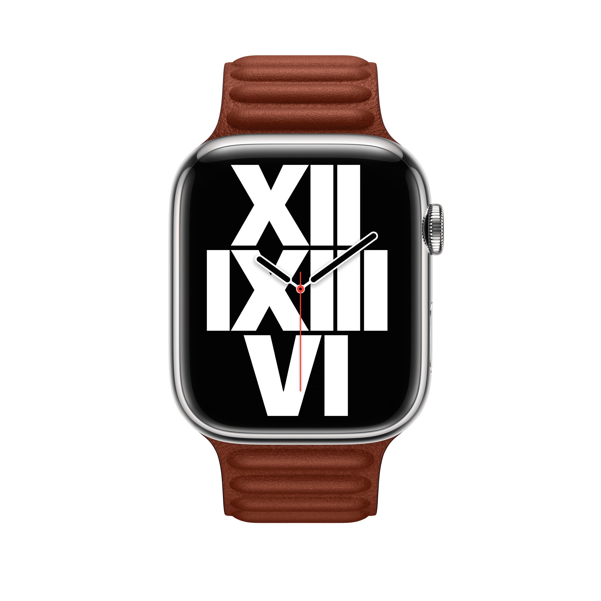 Apple MP853ZM/A - 45mm Umber Leather Link - S/M