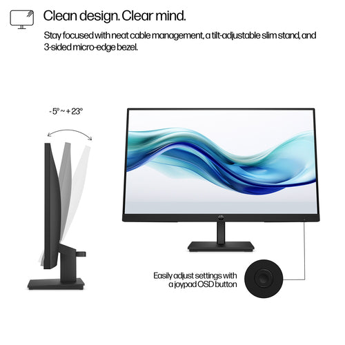 HP Series 3 Pro 324PF - 60.5 cm (23.8") - 1920 x 1080 pixels FHD LED Monitor