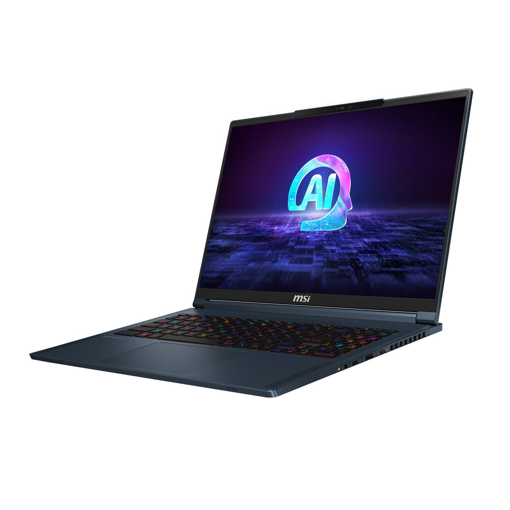 MSI Stealth 16 AI Studio Laptop - 40.6 cm (16") - Intel Core Ultra 7 155H - 32 GB DDR5-SDRAM - 1 TB SSD - NVIDIA GeForce RTX 4060 - Wi-Fi 7 - Windows 11 Home - Blue
