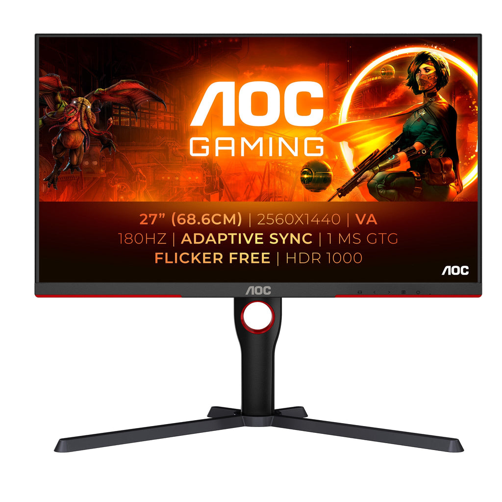 AOC G3 Q27G3XMN - 68.6 cm (27") - 2560 x 1440 pixels 2K UHD LED Monitor