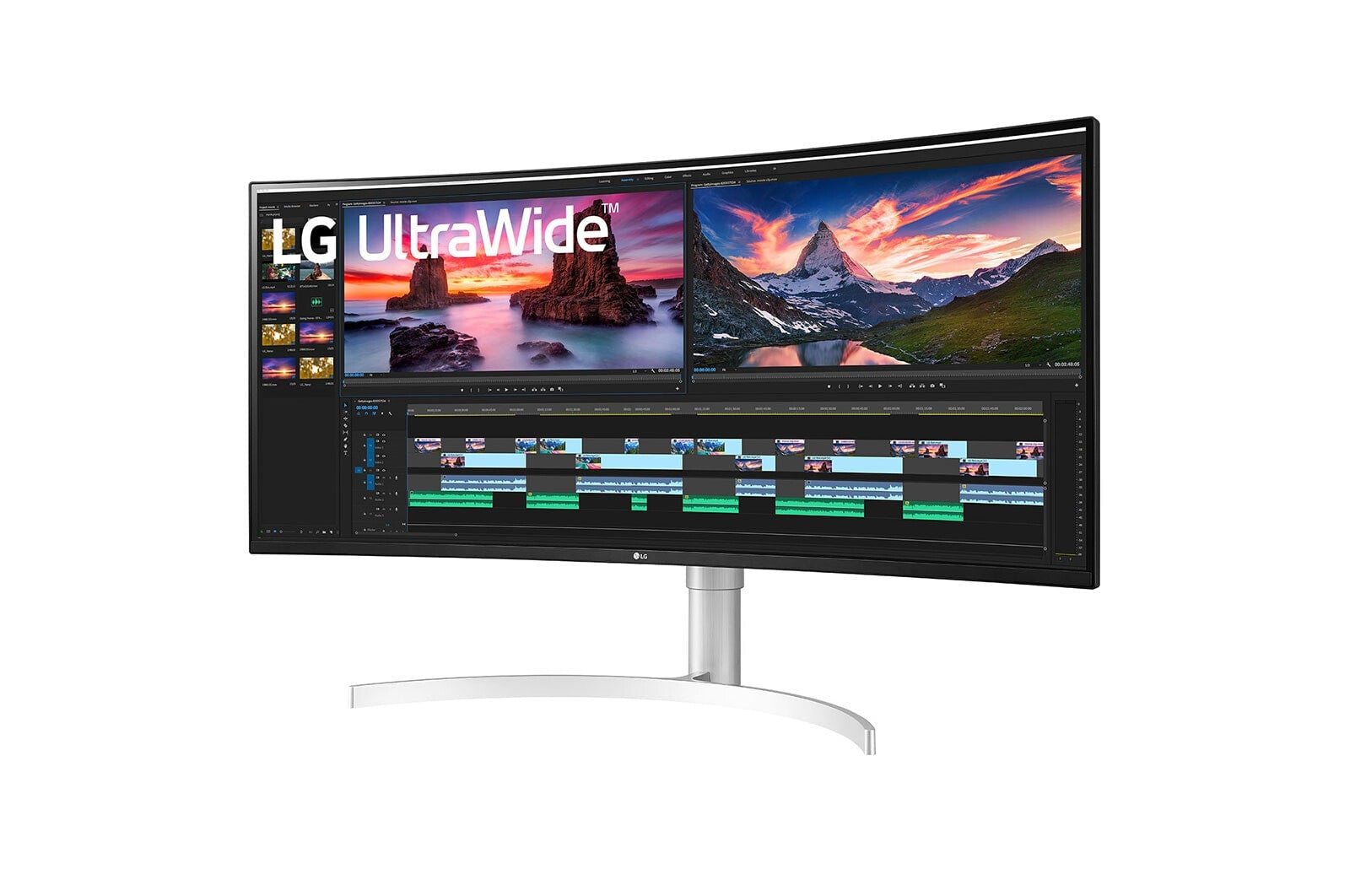 LG 38WN95CP-W - 96.5 cm (38") - 3840 x 1600 pixels QHD+ QLED Monitor
