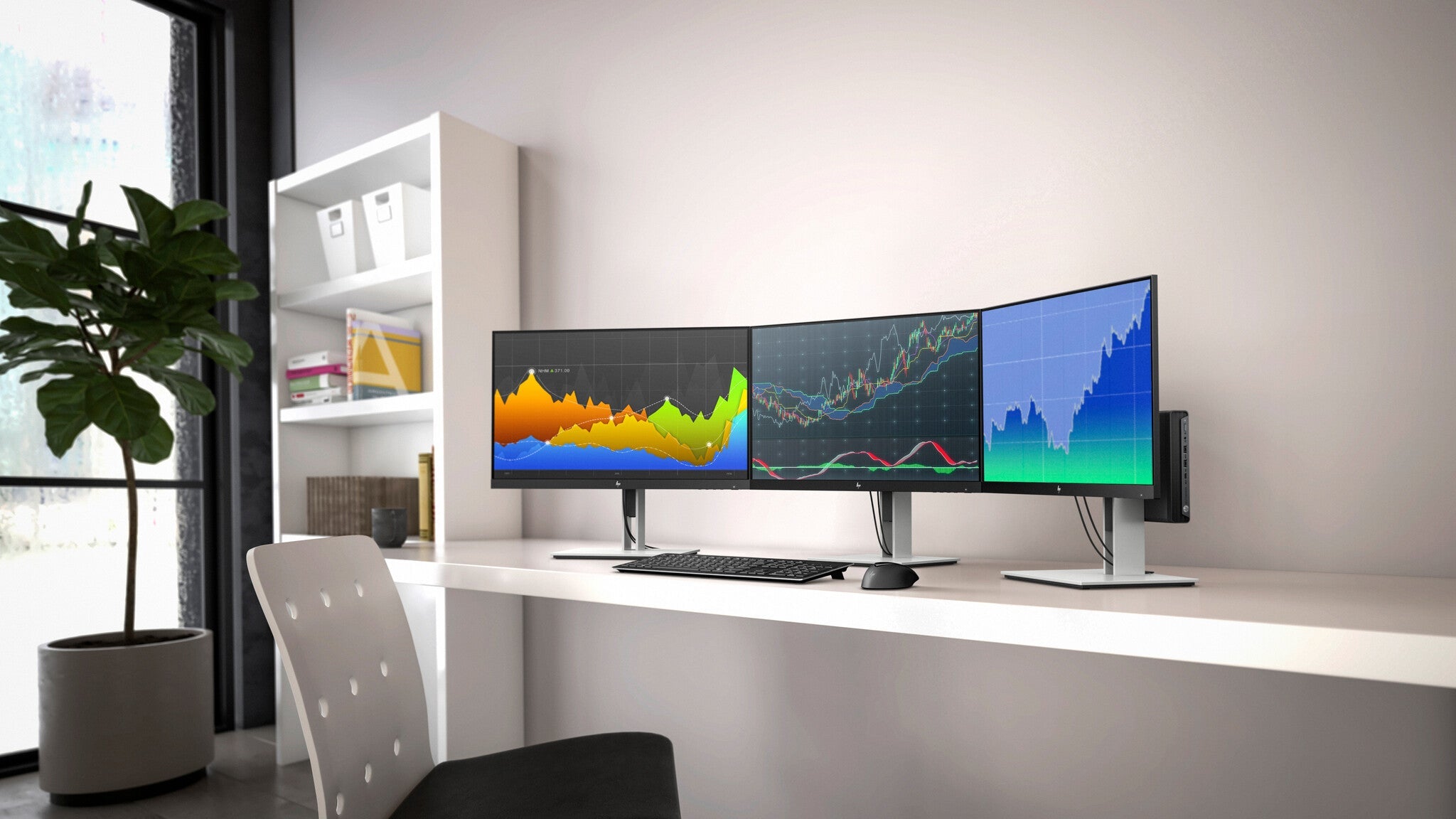 HP E24D G4 - 60.5 cm (23.8") - 1920 x 1080 pixels Full HD LED Monitor