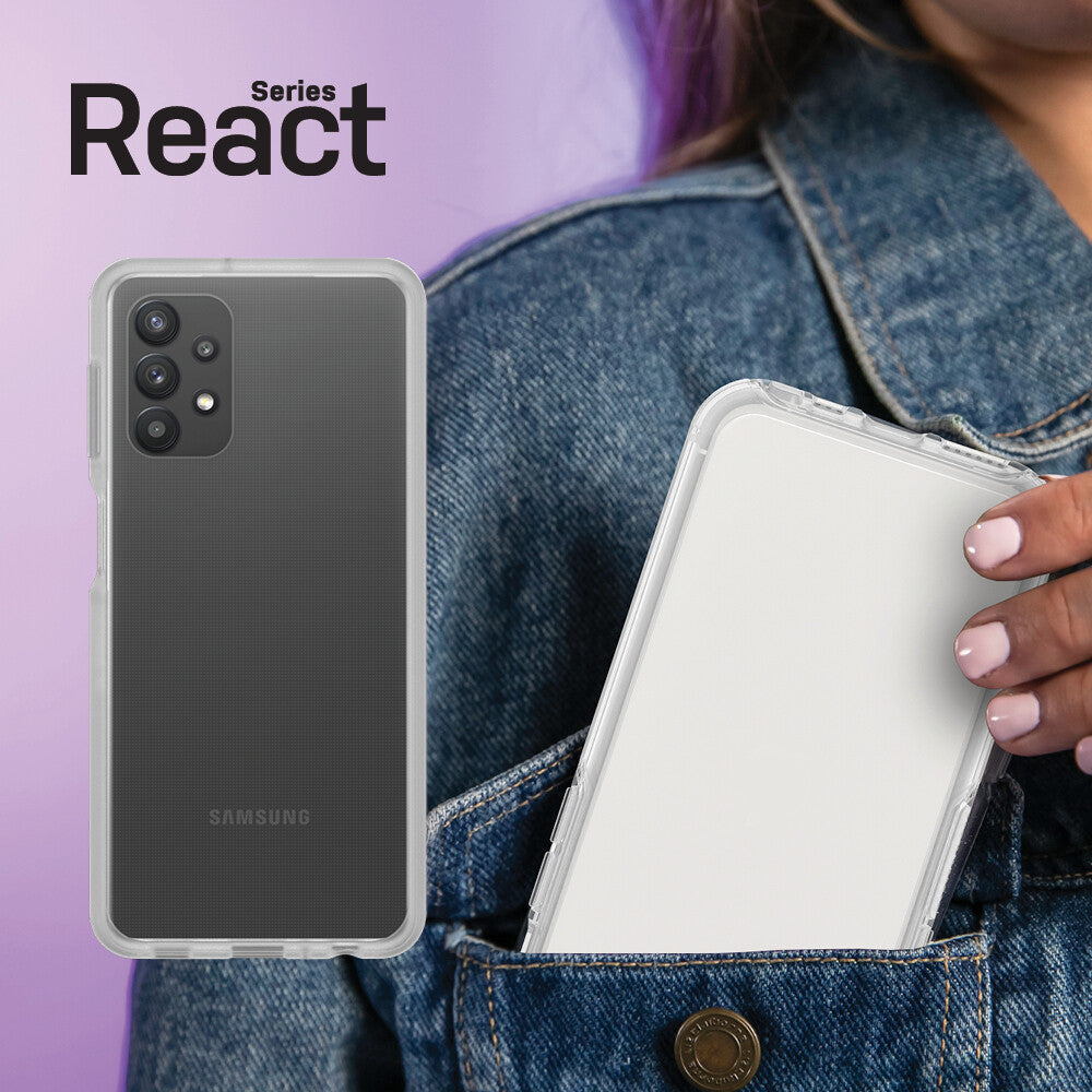 OtterBox React Series for Galaxy A32 (5G) in Transparent