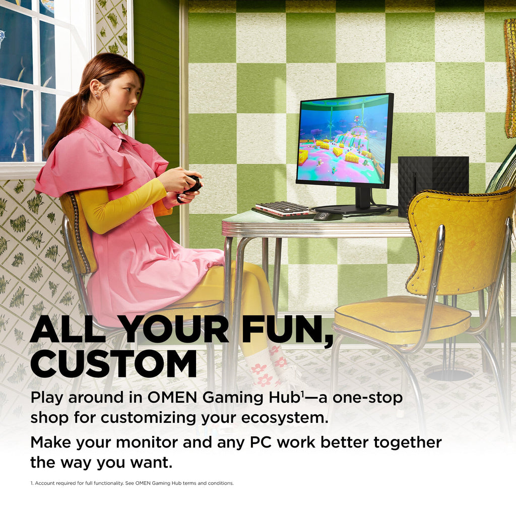 HP OMEN 27Q - 68.6 cm (27") - 2560 x 1440 pixels QHD Monitor