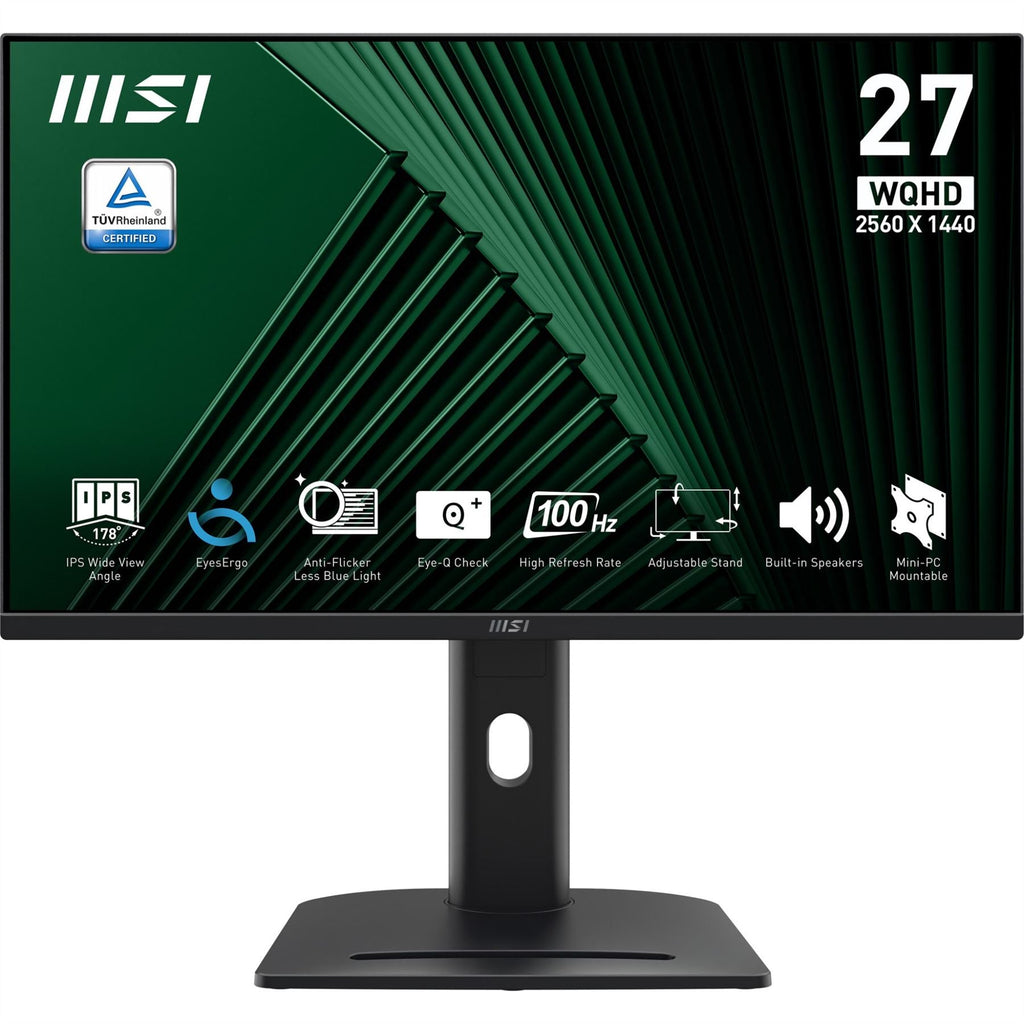 MSI Pro MP275QPG - 68.6 cm (27") - 2560 x 1440 pixels WQHD LCD Monitor