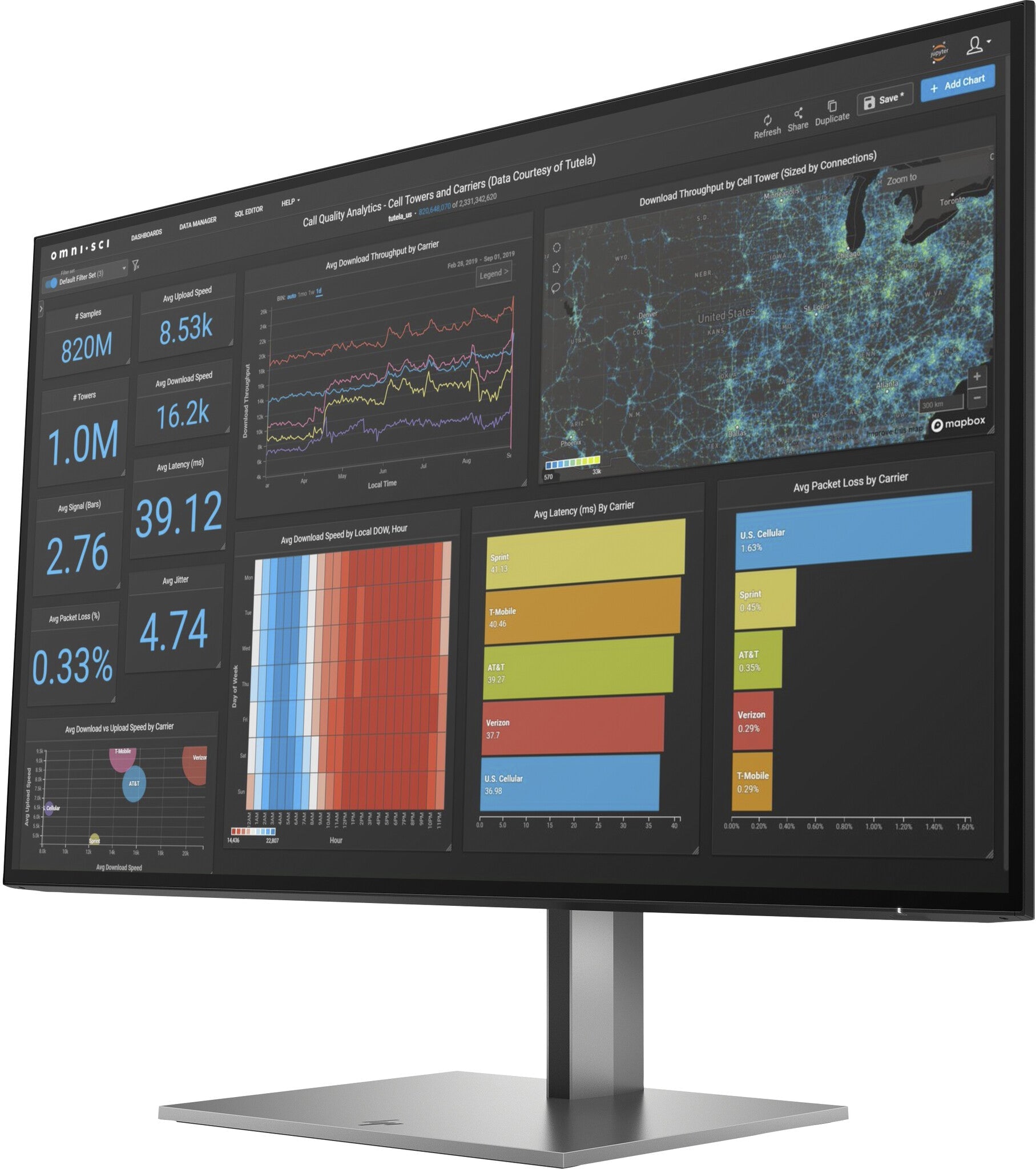 HP Z27q G3 QHD - 68.6 cm (27") - 2560 x 1440 pixels QHD Monitor