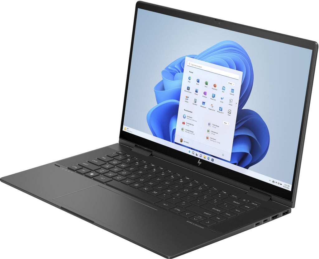 HP ENVY x360 Hybrid (2-in-1) - 39.6 cm (15.6") - Touchscreen - AMD Ryzen™ 5 7530U - 8 GB LPDDR4x-SDRAM - 512 GB SSD - Wi-Fi 6E - Windows 11 Home - Black