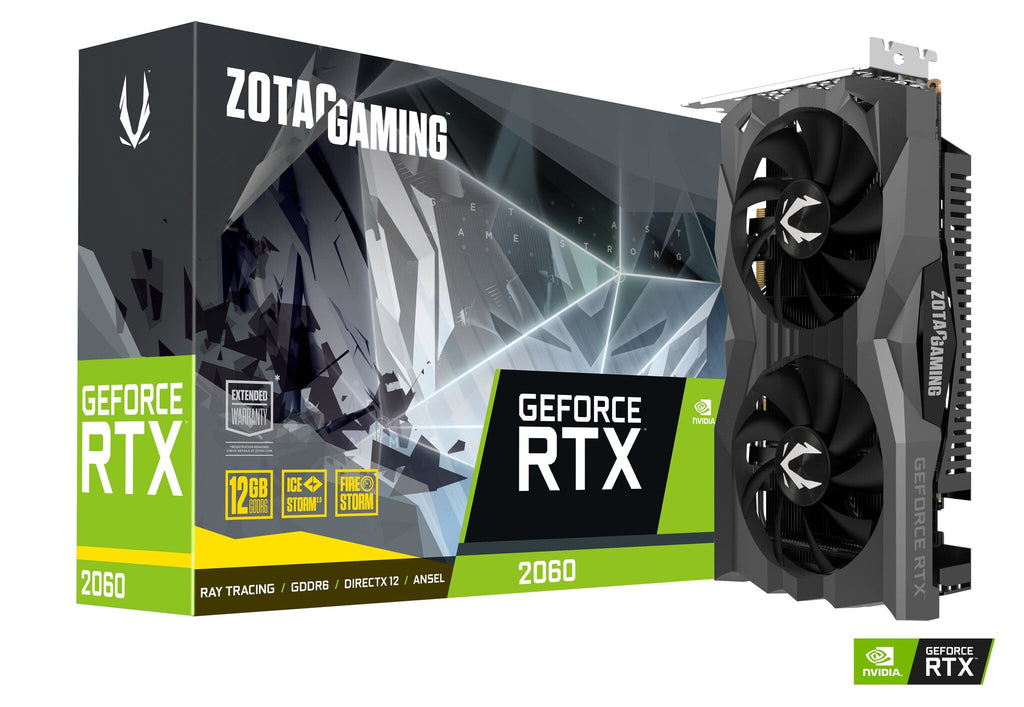 Zotac GAMING - NVIDIA 12 GB GDDR6 GeForce RTX 2060 graphics card