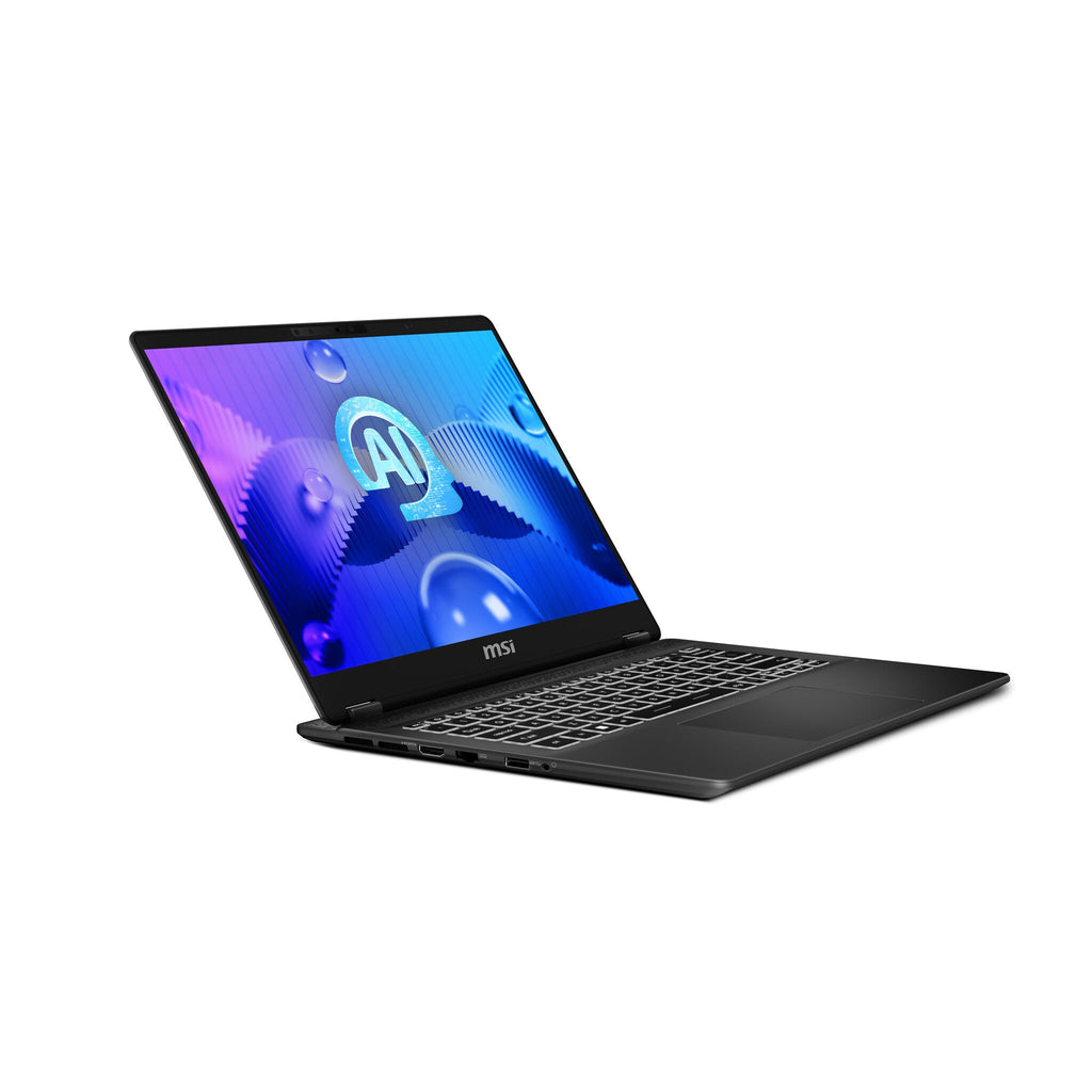 MSI Prestige 14 AI Studio Laptop - 35.6 cm (14") - Intel Core Ultra 7 155H - 32 GB DDR5-SDRAM - 1 TB SSD - NVIDIA GeForce RTX 4050 - Wi-Fi 7 - Windows 11 Pro - Grey