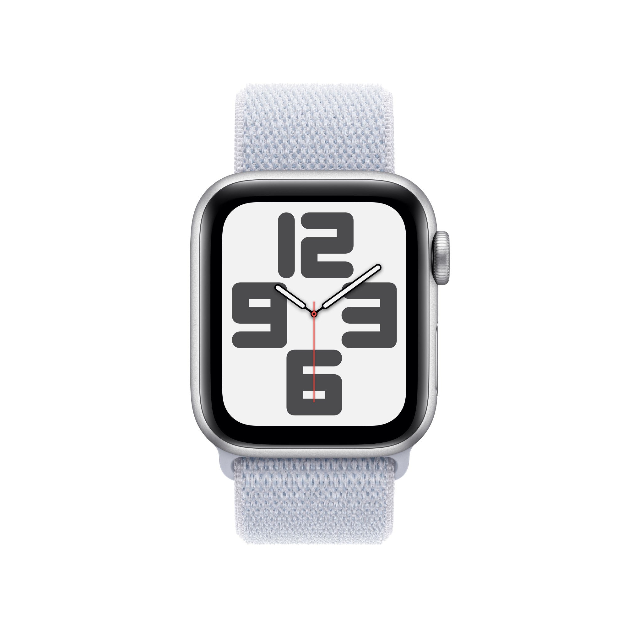 Apple Watch SE GPS - 40MM Silver Aluminium Case with Blue Cloud Sport Loop