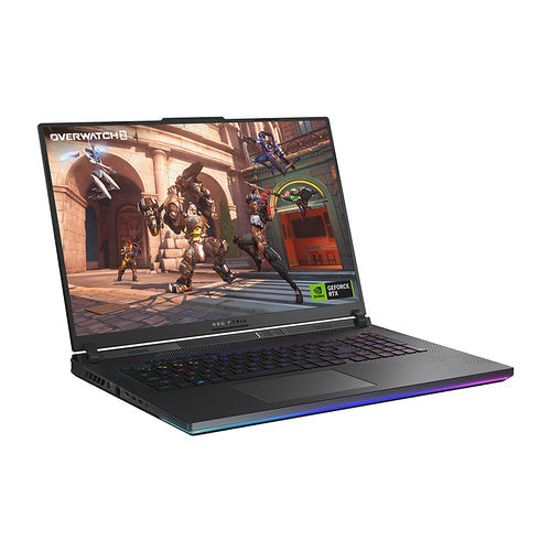 ASUS ROG Strix SCAR 18 Laptop - 45.7 cm (18") - Intel® Core™ i9-14900HX - 32 GB DDR5-SDRAM - 2 TB SSD - NVIDIA GeForce RTX 4090 - Wi-Fi 6E - Windows 11 Home - Black