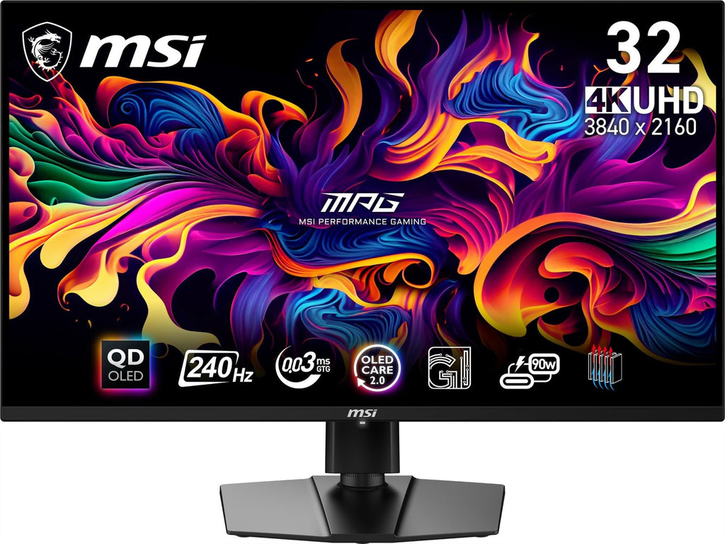 MSI MPG 321URX - 80 cm (31.5") - 3840 x 2160 pixels 4K UHD QD-OLED Monitor