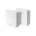 ASUS ZenWiFi AX XT8 - Gigabit Ethernet Tri-band (2.4 GHz / 5 GHz / 5 GHz) Wi-Fi 6 Router (Pack of 2)