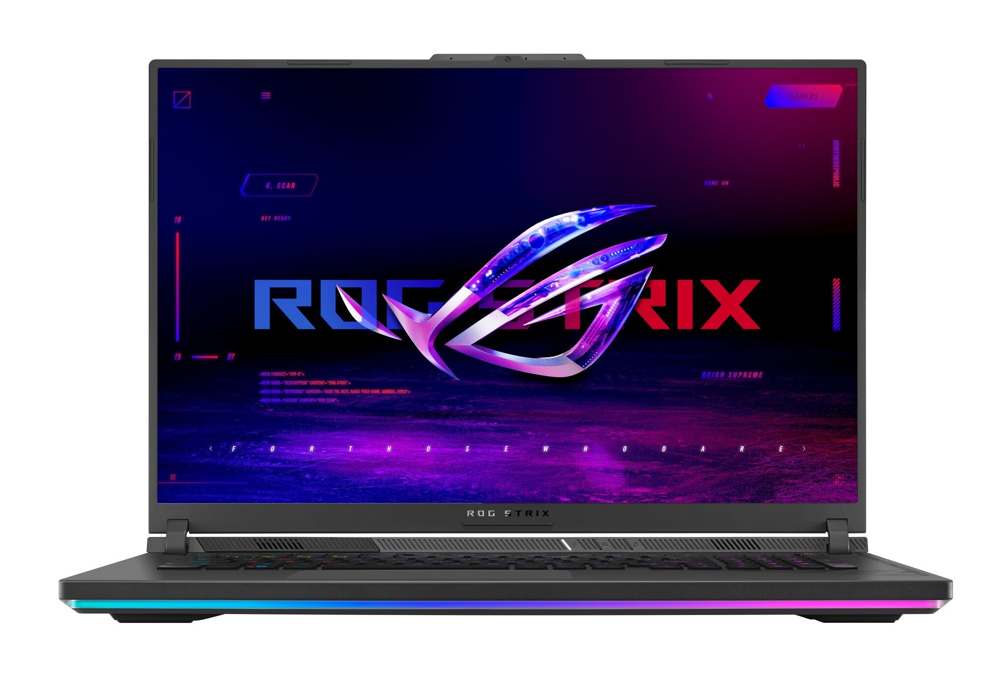 ASUS ROG Strix G18 Laptop - 45.7 cm (18") - Intel® Core™ i9-14900HX - 32 GB DDR5-SDRAM - 1 TB SSD - NVIDIA GeForce RTX 4070 - Wi-Fi 6E - Windows 11 Home - Black / Grey