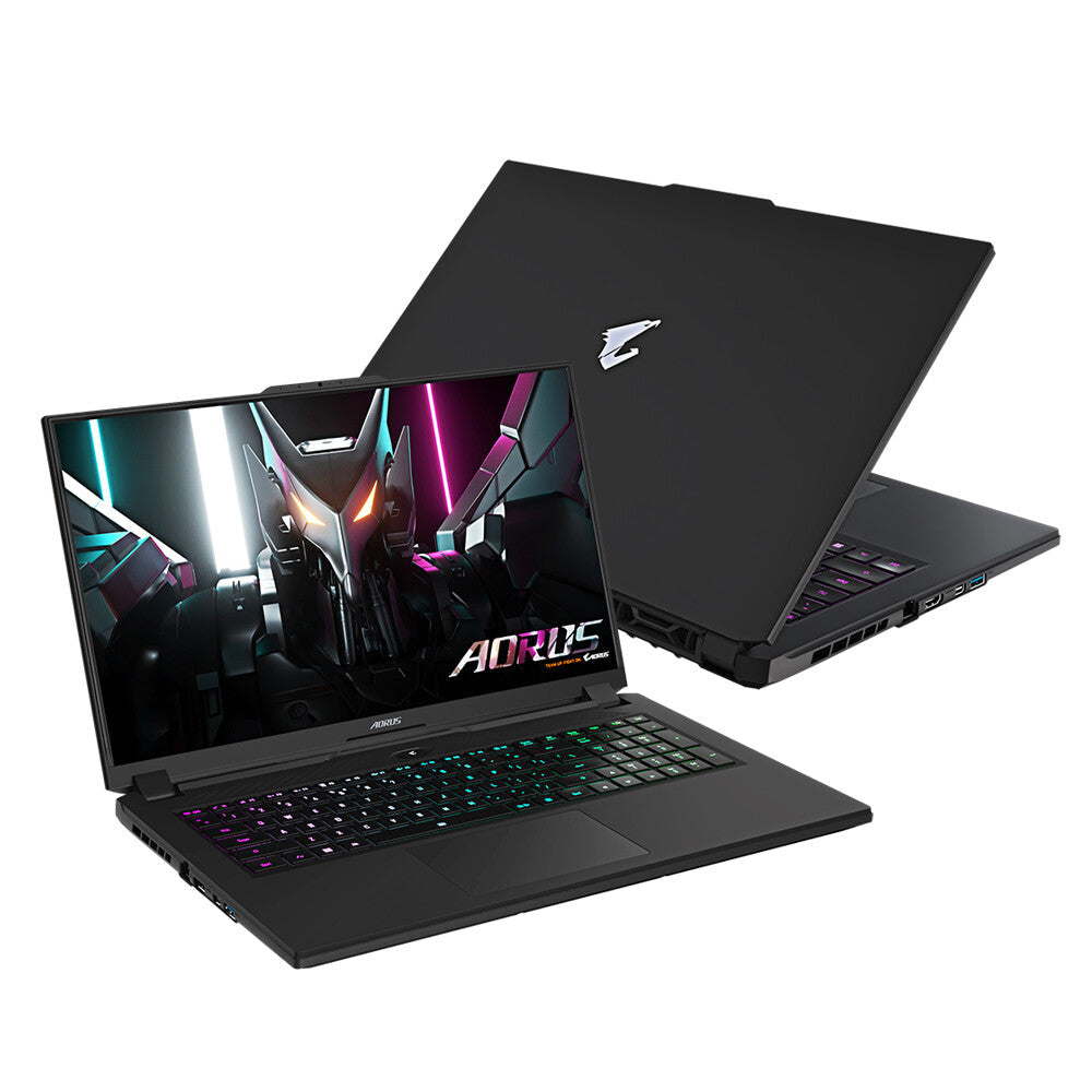 GIGABYTE AORUS 7 9KF Laptop - 43.9 cm (17.3") - Intel® Core™ i5-12500H - 16 GB DDR4-SDRAM - 512 GB SSD - NVIDIA GeForce RTX 4060 - Wi-Fi 6E - Windows 11 Home - Black