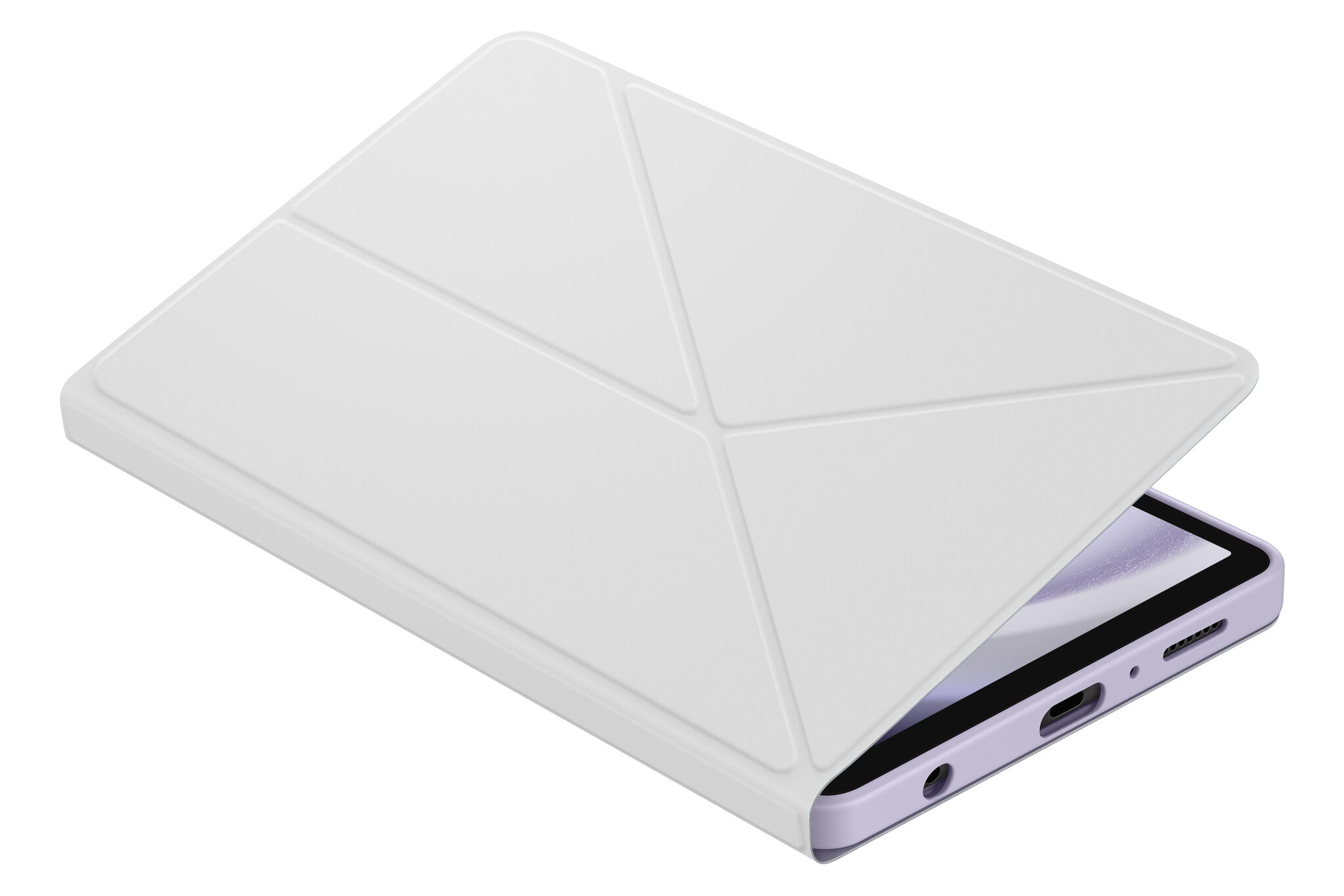 Samsung Folio Book Cover for Galaxy Tab A9 in White