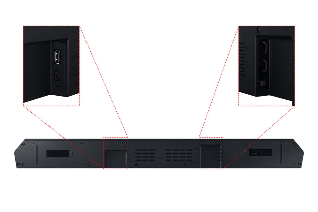 Samsung HW-Q600C - Bluetooth Cinematic Soundbar with Dolby Atmos, DTS:X & Wireless Subwoofer in Black
