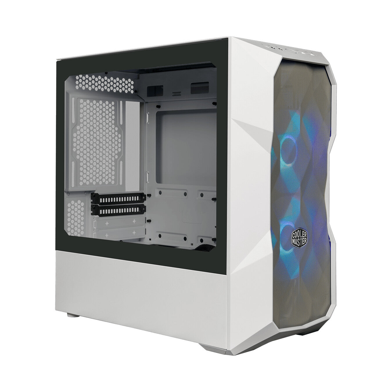Cooler Master TD300 Mesh - MicroATX Mini Tower Case in White