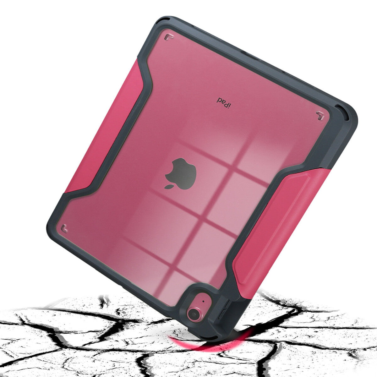 DEQSTER Rugged Max Case for 10.9" iPad in Pink