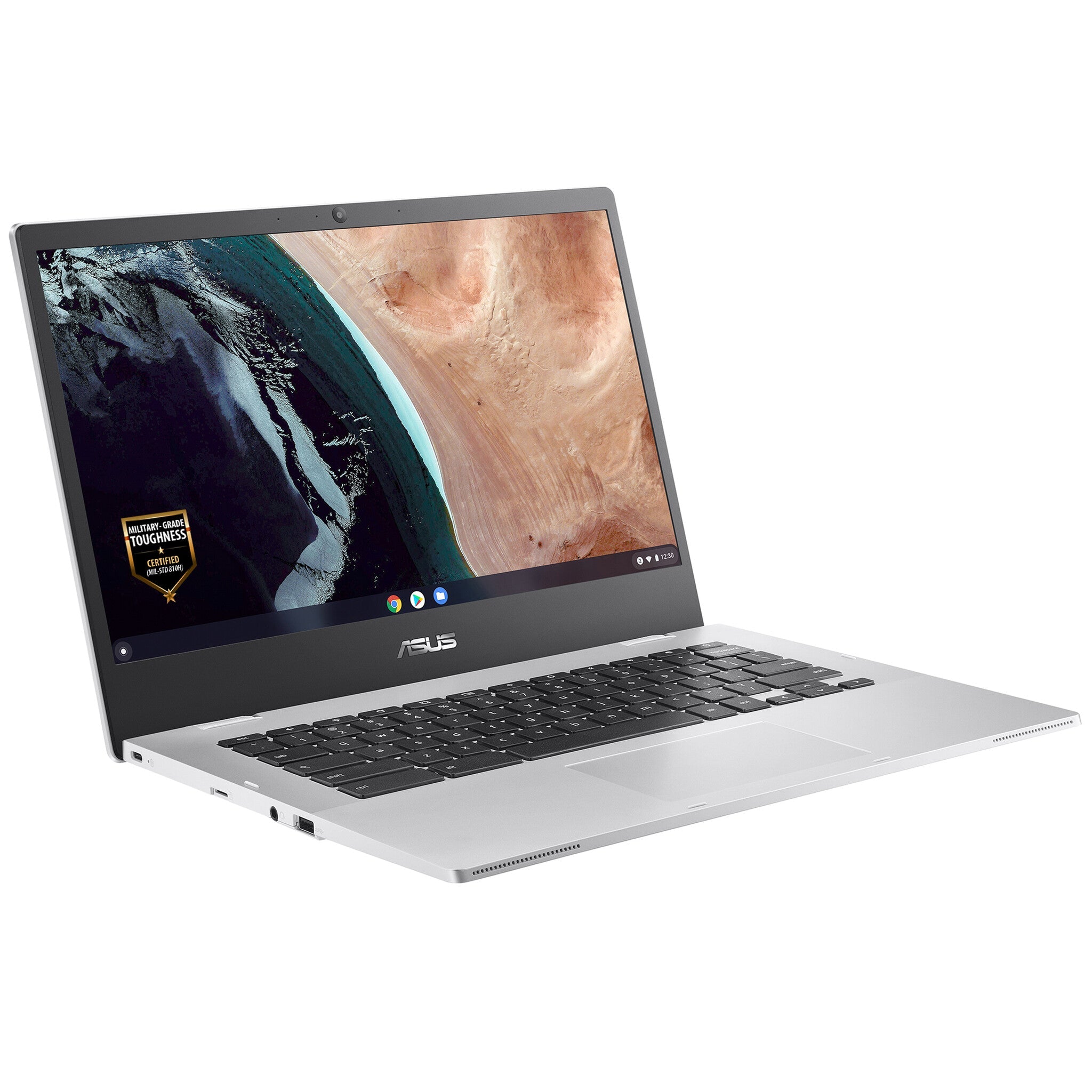 ASUS Chromebook CX1 - 35.6 cm (14") - Intel® Celeron® N4500 - 4 GB LPDDR4x-SDRAM - 128 GB eMMC - Wi-Fi 6 - ChromeOS - Silver