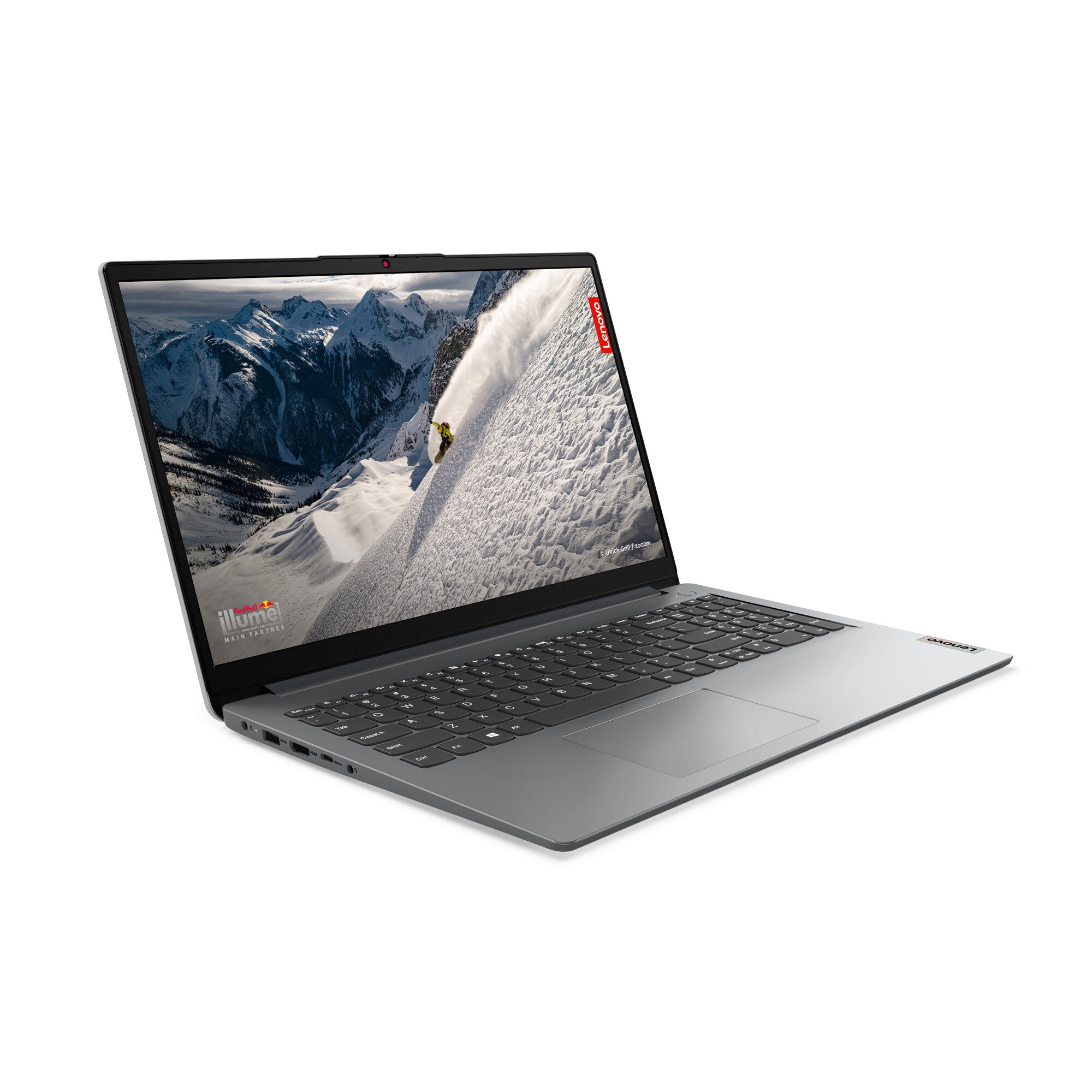 Lenovo IdeaPad 1 Laptop - 39.6 cm (15.6") - AMD Ryzen™ 3 7320U - 8 GB LPDDR5-SDRAM - 128 GB SSD - Wi-Fi 5 - Windows 11 Home in S mode - Grey