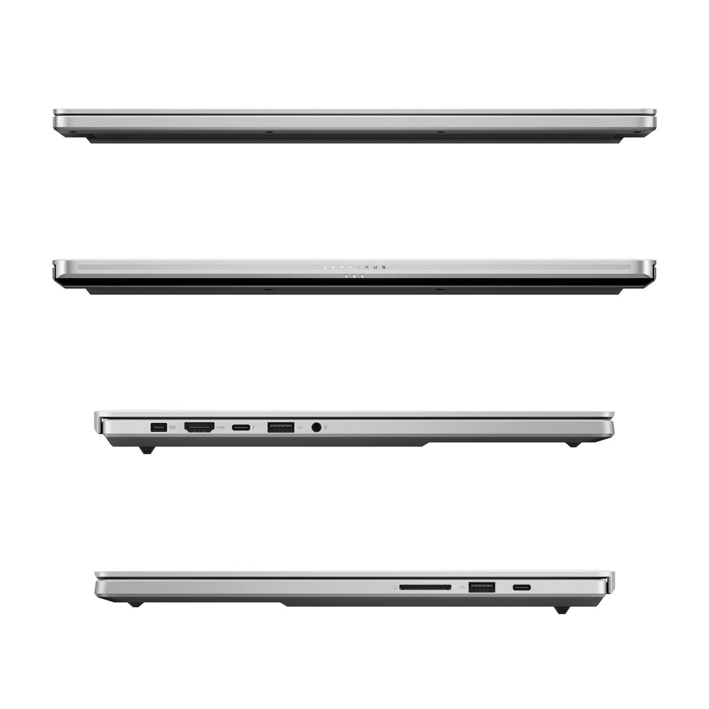 ASUS ROG Zephyrus G16 Laptop - 40.6 cm (16") - Intel Core Ultra 9 185H - 32 GB LPDDR5x-SDRAM - 1 TB SSD - NVIDIA GeForce RTX 4060 - Wi-Fi 6E - Windows 11 Home - White