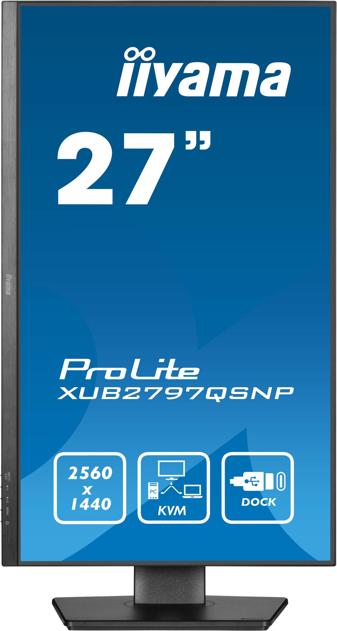 iiyama ProLite XUB2797QSNP-B1 - 68.6 cm (27") - 2560 x 1440 pixels WQHD LED Monitor
