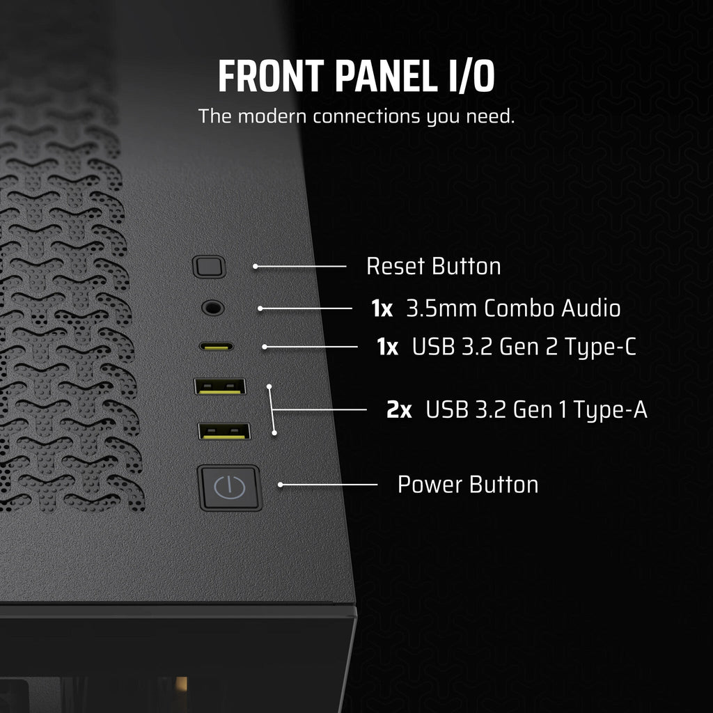 Corsair 3500X ARGB - EATX Mid Tower Case in Black