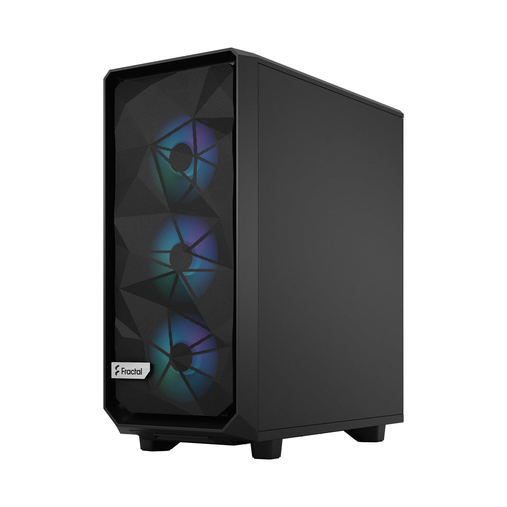 Fractal Design Meshify 2 Compact Lite RGB - ATX Mid Tower Case in Black