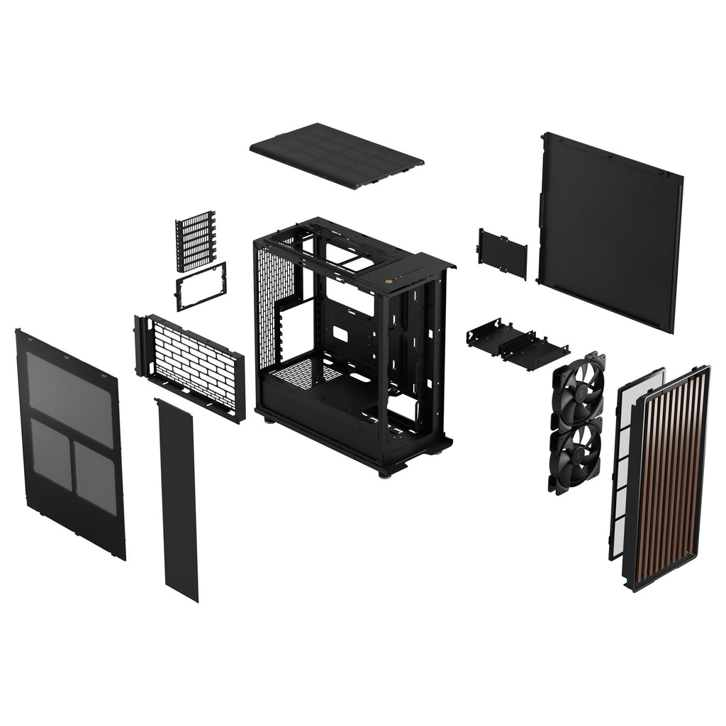 Fractal Design North - ATX Mid Tower Case in Black - Open Box