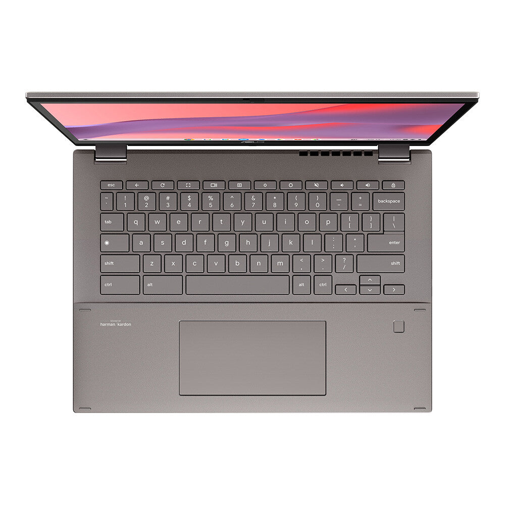 ASUS Chromebook CM34 Flip - 35.6 cm (14") - Touchscreen - AMD Ryzen™ 3 7320C - 8 GB LPDDR5-SDRAM - 128 GB SSD - Wi-Fi 6 - ChromeOS - Grey