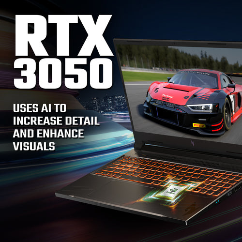 Acer Nitro V 16 Gaming Laptop - 40.6 cm (16") - AMD Ryzen 7 8845HS - 16 GB DDR5-SDRAM - 512 GB SSD - NVIDIA GeForce RTX 3050 - Wi-Fi 6 - Windows 11 Home - Black