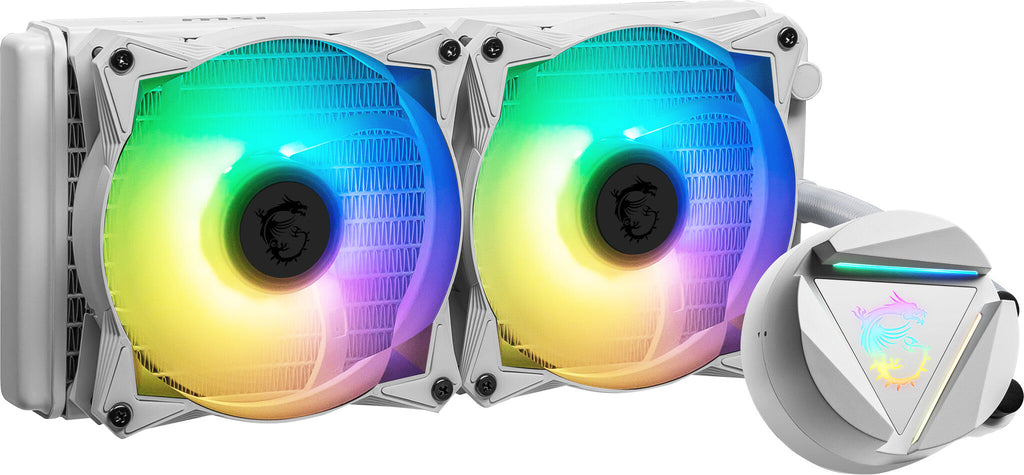 MSI MAG CORELIQUID 240R V2 - Liquid CPU Cooler in White