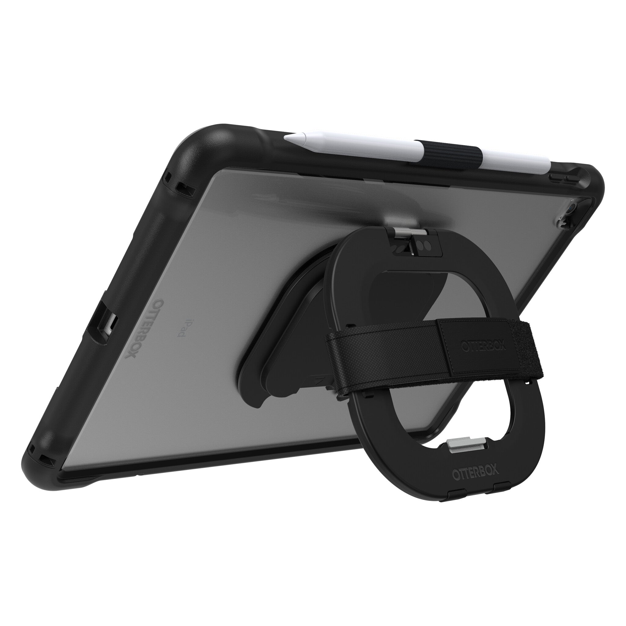 OtterBox UnlimitED Kickstand Case for 10.2" iPad in Black / Transparent - No Packaging