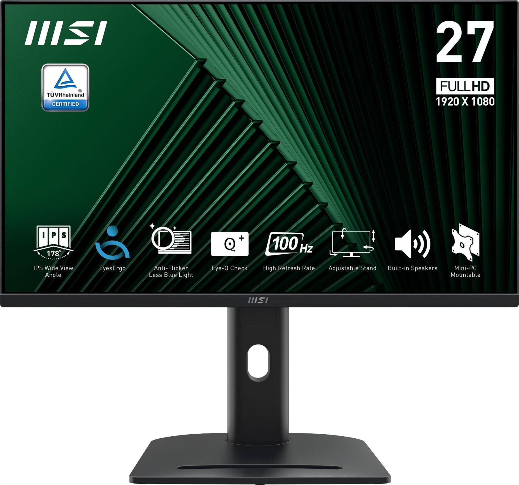 MSI PRO MP275PG - 68.6 cm (27") - 1920 x 1080 pixels FHD LED Monitor