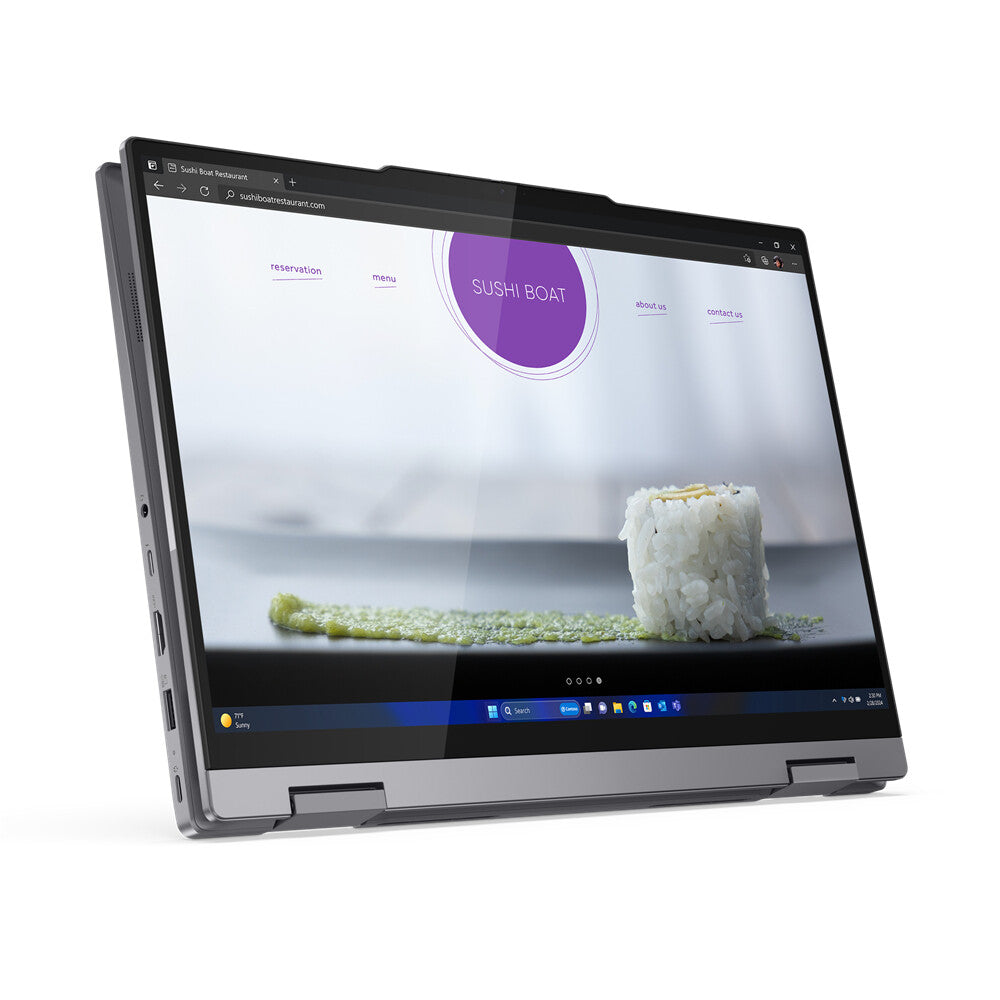 Lenovo ThinkBook 14 Hybrid (2-in-1) - 35.6 cm (14") - Touchscreen - Intel Core Ultra 7 155U - 16 GB DDR5-SDRAM - 512 GB SSD - Wi-Fi 6E - Windows 11 Pro - Grey