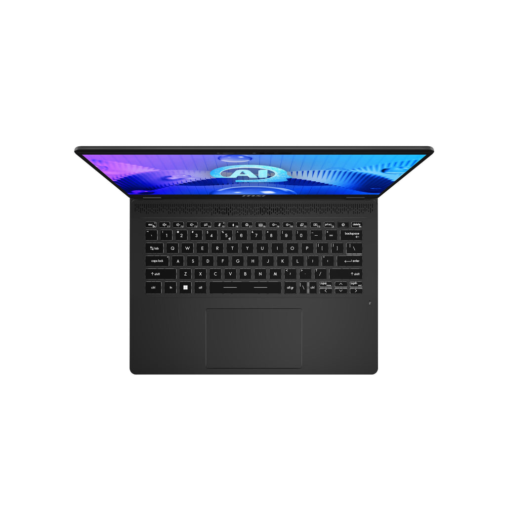 MSI Prestige 14 AI Studio Laptop - 35.6 cm (14") - Intel Core Ultra 7 155H - 32 GB DDR5-SDRAM - 1 TB SSD - NVIDIA GeForce RTX 4050 - Wi-Fi 7 - Windows 11 Pro - Grey