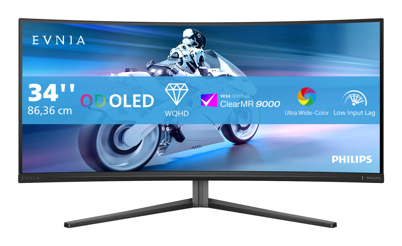 Philips Evnia 34M2C6500/00 - 86.4 cm (34") - 3440 x 1440 pixels Wide Quad HD QDOLED Monitor