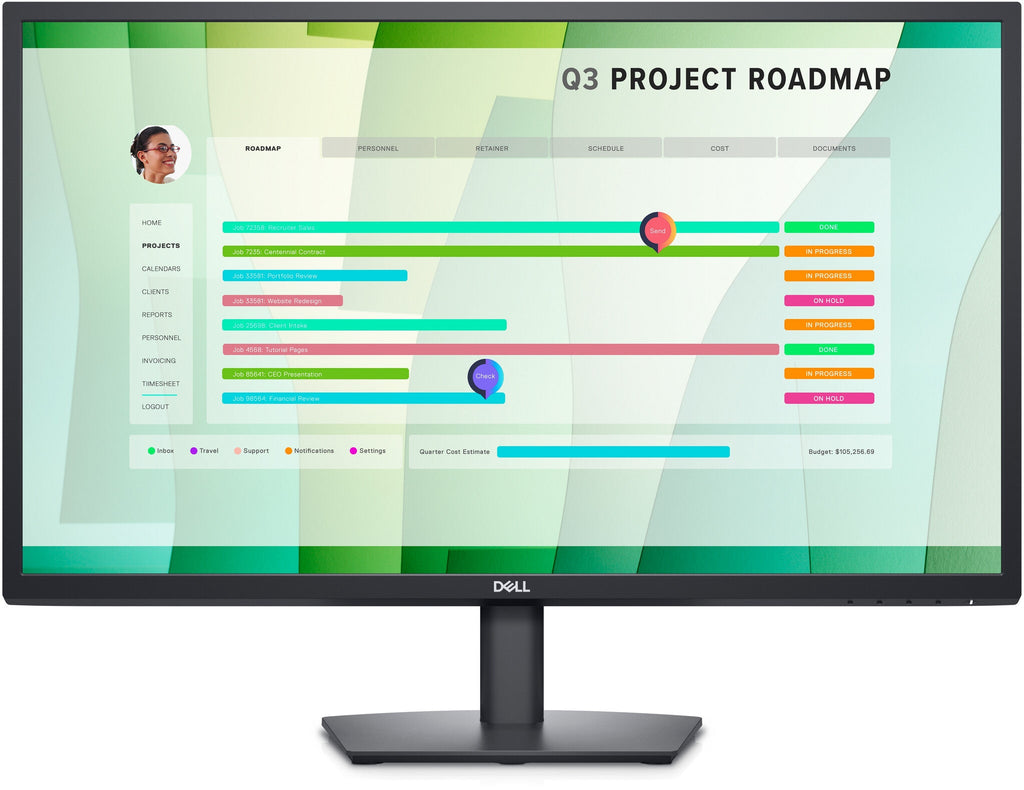 DELL E2723HN - 68.6 cm (27") - 1920 x 1080 pixels FHD LCD Monitor