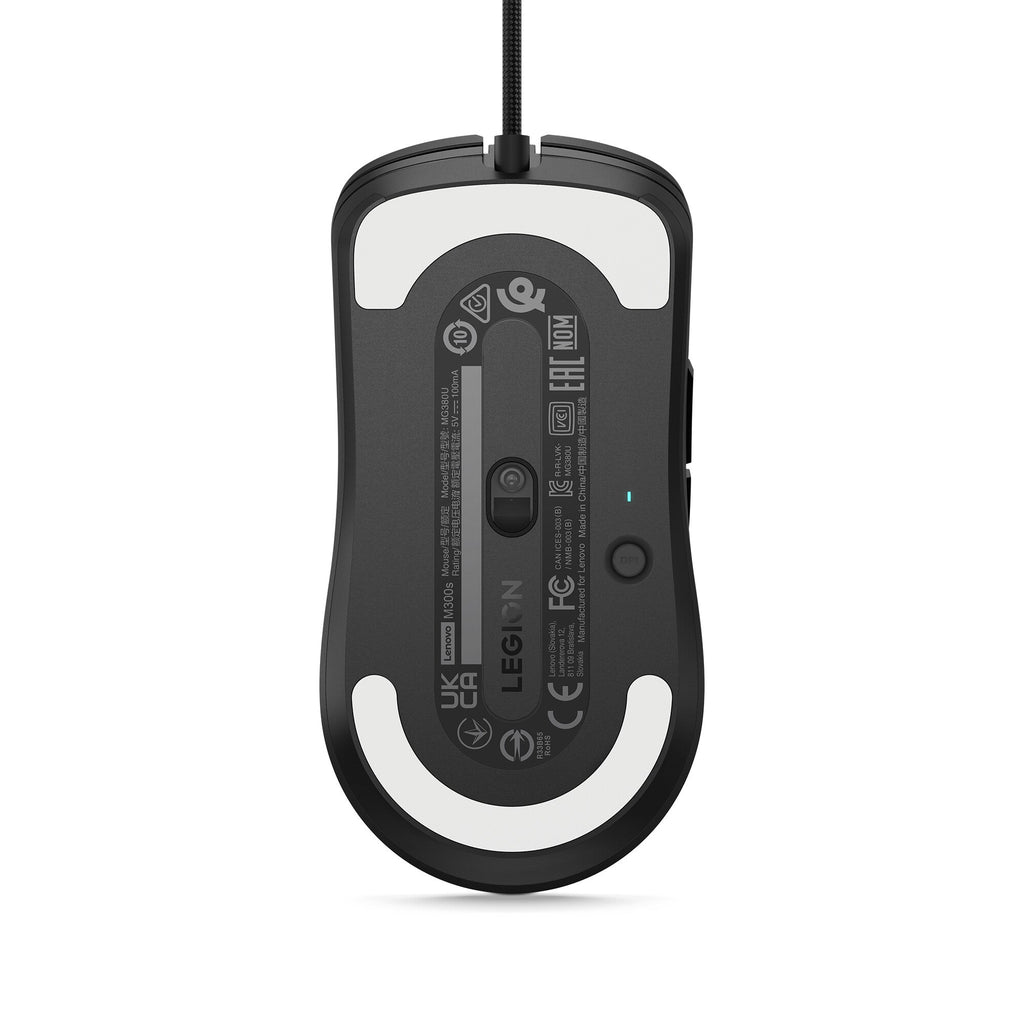 Lenovo Legion M300s - Wired USB Type-A Optical Gaming Mouse in Black - 8,000 DPI