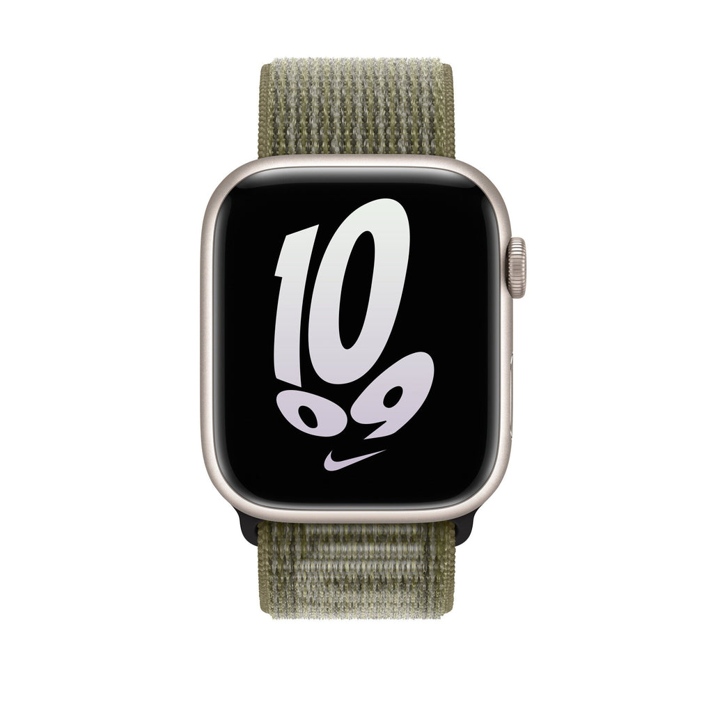 Apple MPJ23ZM/A - 45mm Sequoia/Pure Platinum Nike Sport Loop